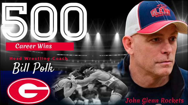 500 Career Wins - Head Wrestling Coach Bill Polk