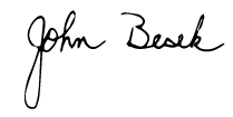 John Besek Signature